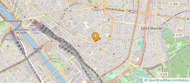 localisation de l'entreprise SYNDICAT DE COPROPRIETE FELIX EBOUE  PARIS