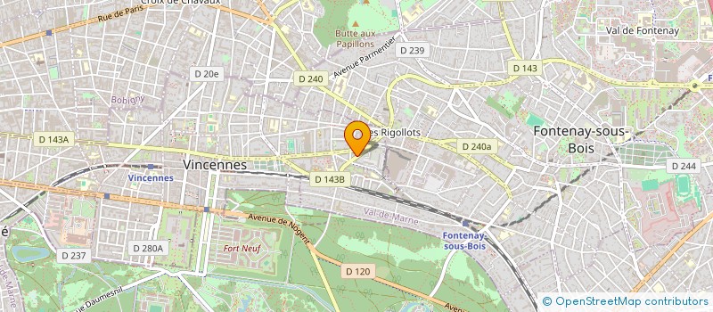 localisation de l'entreprise SYNDICAT DE COPROPRIETE FELIX FAURE à VINCENNES