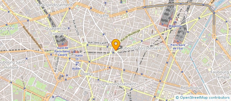 localisation de l'entreprise SYNDICAT DE COPROPRIETE FG MONTMARTRE  PARIS