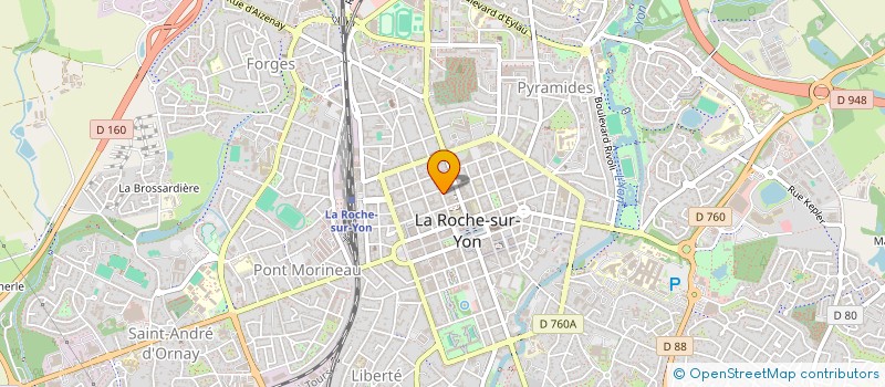 localisation de l'entreprise SYNDICAT DE COPROPRIETE FRANCE à LA ROCHE-SUR-YON