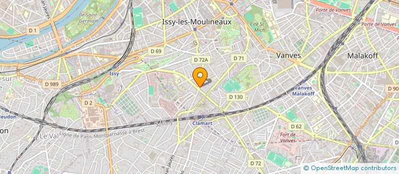 localisation de l'entreprise SYNDICAT DE COPROPRIETE GABRIEL PERI à ISSY-LES-MOULINEAUX