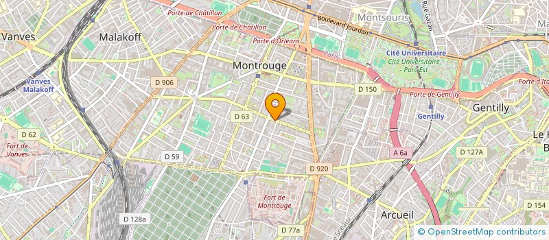 localisation de l'entreprise SYNDICAT DE COPROPRIETE GAMBETTA  MONTROUGE