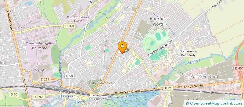 localisation de l'entreprise SYNDICAT DE COPROPRIETE GARAGES DE CLAIRE JOIE  BOURGES