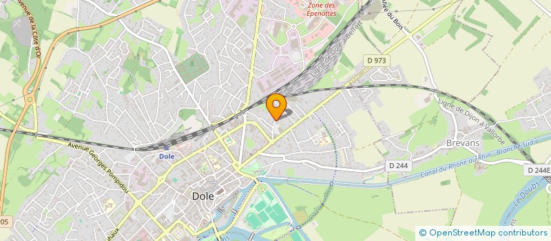 localisation de l'entreprise SYNDICAT DE COPROPRIETE GAUDARD PACHA  DOLE