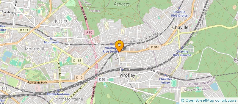 localisation de l'entreprise SYNDICAT DE COPROPRIETE GEN LECLERC à VIROFLAY
