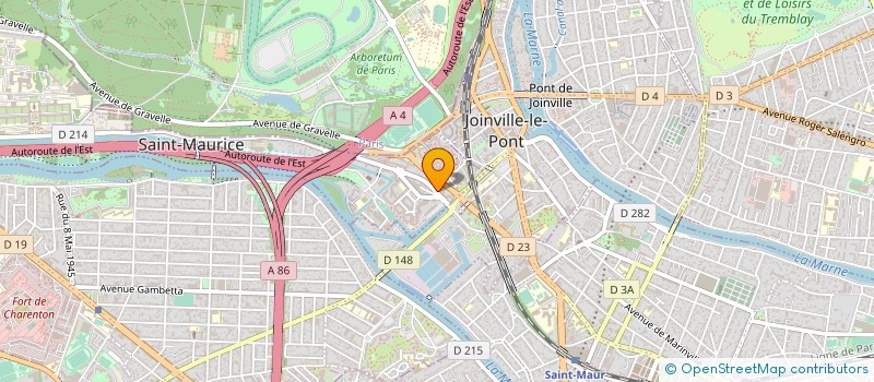 localisation de l'entreprise SYNDICAT DE COPROPRIETE GENERAL LECLERC à SAINT-MAURICE