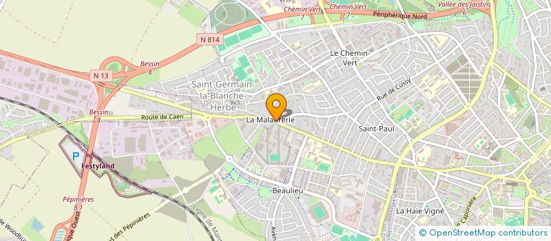 localisation de l'entreprise SYNDICAT DE COPROPRIETE GENERAL MOULIN à CAEN
