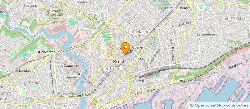 localisation de l'entreprise SYNDICAT DE COPROPRIETE GERANCE THEVEN à BREST