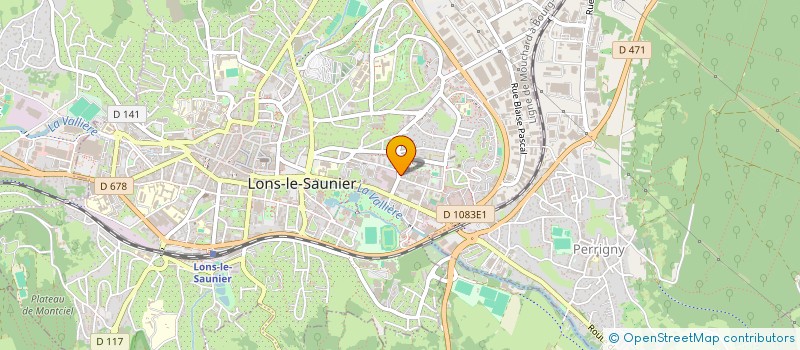 localisation de l'entreprise SYNDICAT DE COPROPRIETE GINDRE MICHEL à LONS-LE-SAUNIER