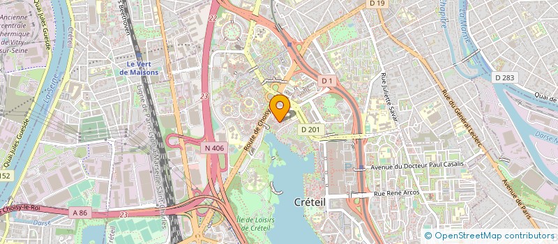 localisation de l'entreprise SYNDICAT DE COPROPRIETE GIRAUDOUX  CRETEIL