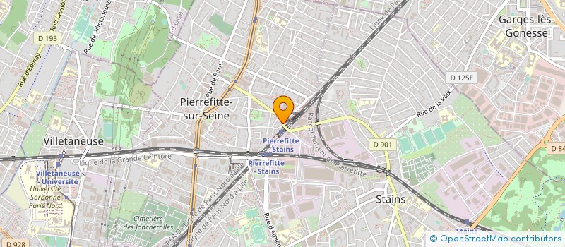 localisation de l'entreprise SYNDICAT DE COPROPRIETE GUILBAUT à PIERREFITTE-SUR-SEINE