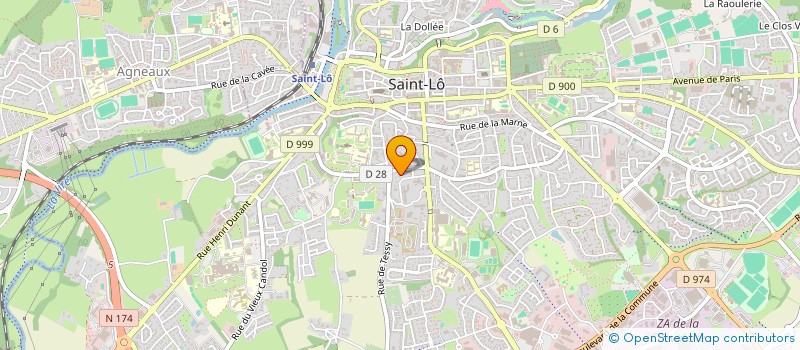 localisation de l'entreprise SYNDICAT DE COPROPRIETE GUSTAVE COURBET  SAINT-LO