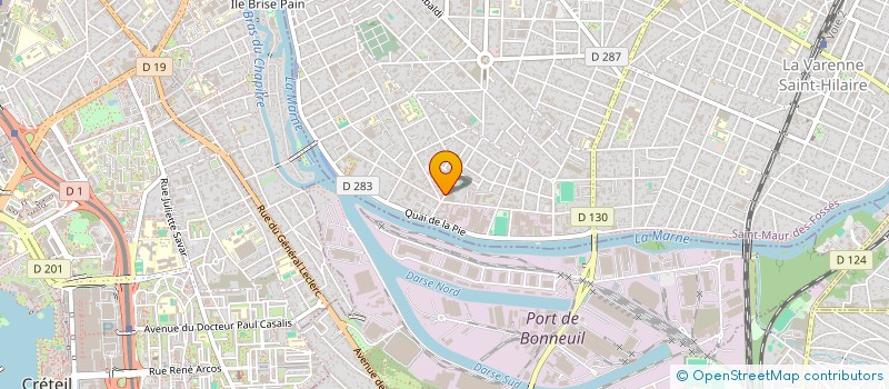 localisation de l'entreprise SYNDICAT DE COPROPRIETE GUYNEMER  SAINT-MAUR-DES-FOSSES
