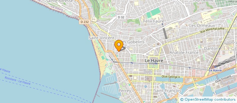 localisation de l'entreprise SYNDICAT DE COPROPRIETE HAUGUEL à LE HAVRE