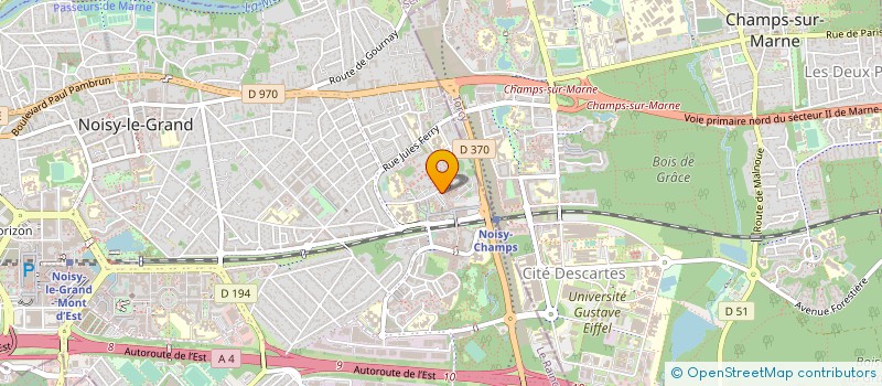 localisation de l'entreprise SYNDICAT DE COPROPRIETE HAUTE PLACE  NOISY-LE-GRAND