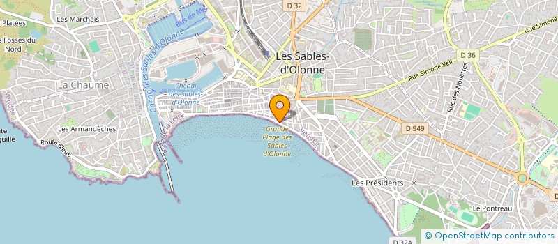 localisation de l'entreprise SYNDICAT DE COPROPRIETE HELIADES à LES SABLES D'OLONNE