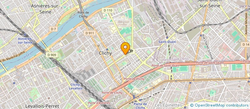 localisation de l'entreprise SYNDICAT DE COPROPRIETE HENRI BARBUSSE à CLICHY