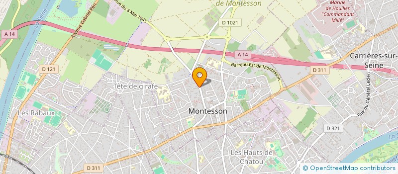 localisation de l'entreprise SYNDICAT DE COPROPRIETE HENRI RICHAUME  MONTESSON