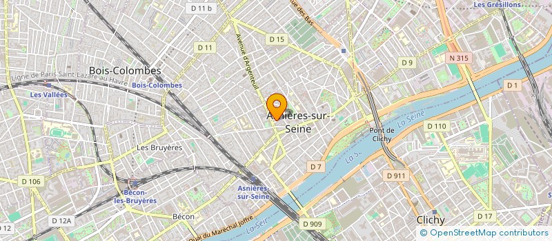 localisation de l'entreprise SYNDICAT DE COPROPRIETE  HENRY PIGEON  ASNIERES-SUR-SEINE