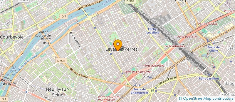 localisation de l'entreprise SYNDICAT DE COPROPRIETE HOCHE à LEVALLOIS-PERRET