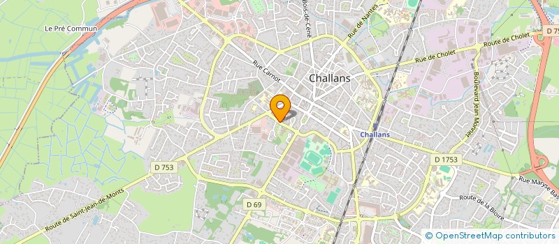 localisation de l'entreprise SYNDICAT DE COPROPRIETE ILE D AMOUR à CHALLANS