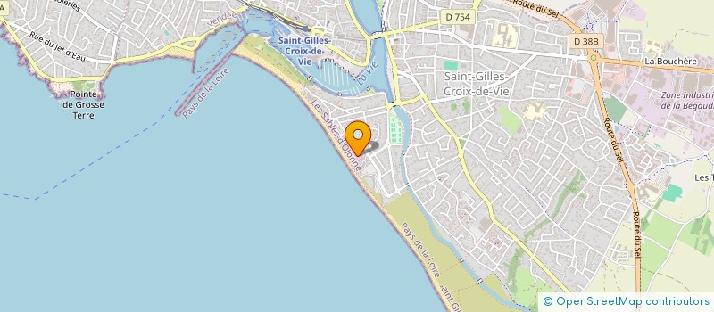 localisation de l'entreprise SYNDICAT DE COPROPRIETE ILOT 7  SAINT-GILLES-CROIX-DE-VIE