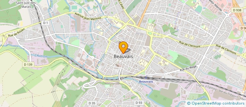 localisation de l'entreprise SYNDICAT DE COPROPRIETE ILT AA 14  BEAUVAIS