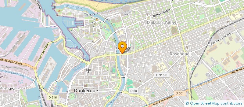 localisation de l'entreprise SYNDICAT DE COPROPRIETE IMM CARNOT SUD à DUNKERQUE