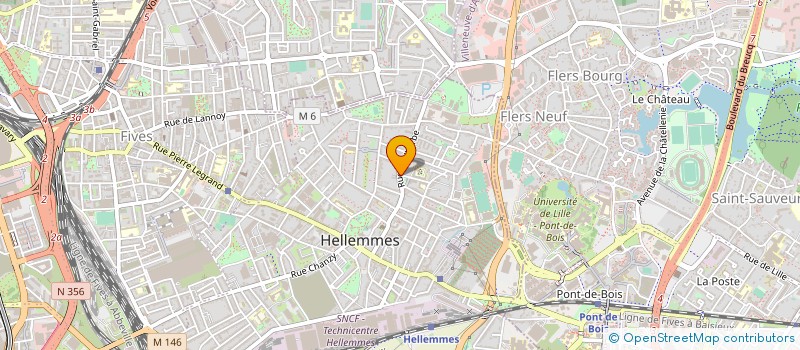 localisation de l'entreprise SYNDICAT DE COPROPRIETE IMM FAIDHERBE à LILLE