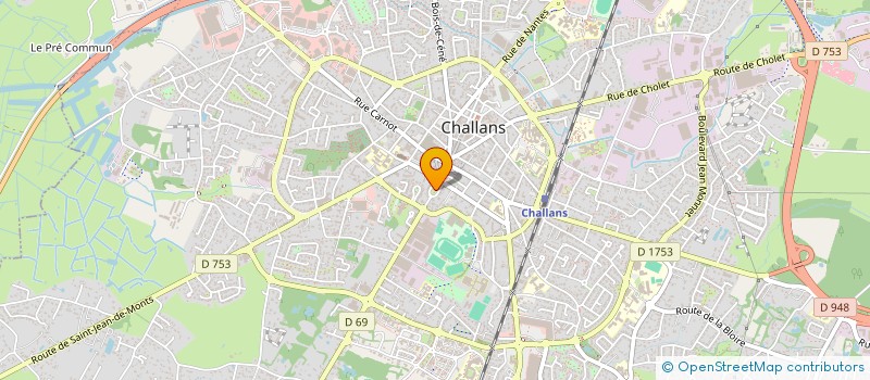 localisation de l'entreprise SYNDICAT DE COPROPRIETE IMMEUBLE DU PARC à CHALLANS