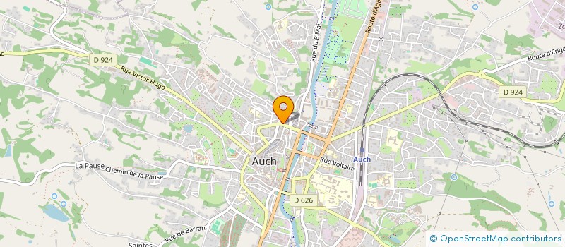 localisation de l'entreprise SYNDICAT DE COPROPRIETE IMMEUBLE DUPONT DE L EURE  AUCH