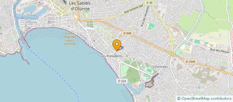 localisation de l'entreprise SYNDICAT DE COPROPRIETE IMMEUBLE HELIOS à LES SABLES D'OLONNE