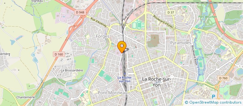 localisation de l'entreprise SYNDICAT DE COPROPRIETE IMMEUBLE LECLERC à LA ROCHE-SUR-YON