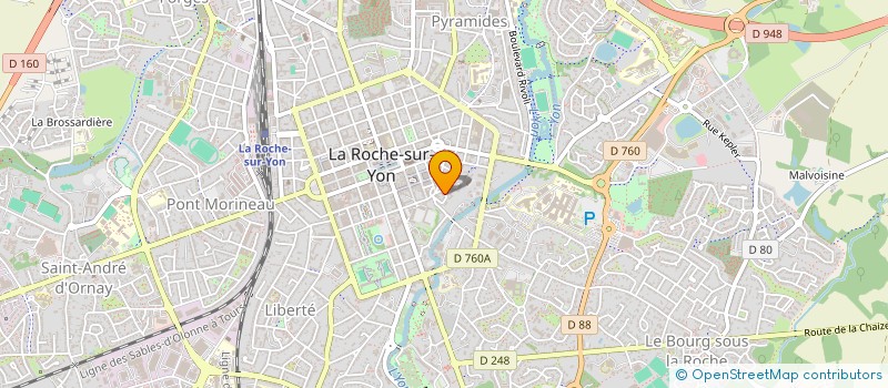 localisation de l'entreprise SYNDICAT DE COPROPRIETE IMMEUBLE LILAS à LA ROCHE-SUR-YON