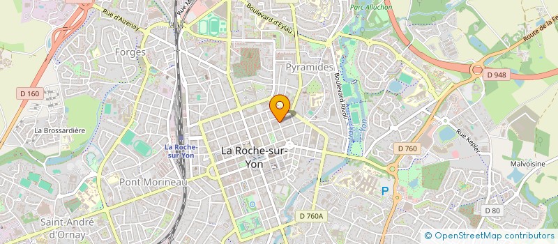 localisation de l'entreprise SYNDICAT DE COPROPRIETE IMMEUBLE MARNE à LA ROCHE-SUR-YON