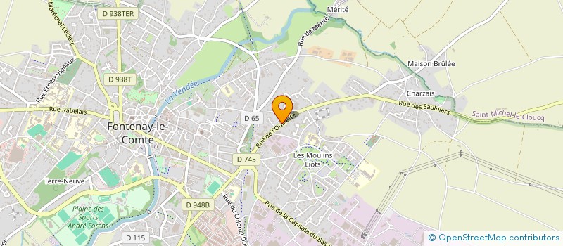 localisation de l'entreprise SYNDICAT DE COPROPRIETE IMMEUBLE MOULINS  FONTENAY-LE-COMTE