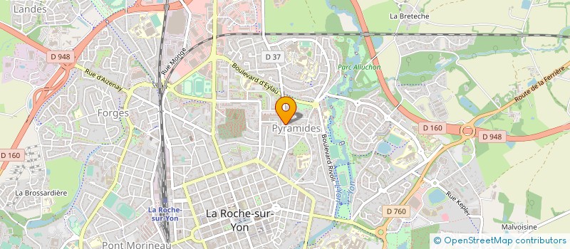 localisation de l'entreprise SYNDICAT DE COPROPRIETE IMMEUBLE RUBIS à LA ROCHE-SUR-YON