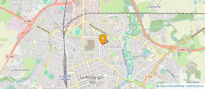 localisation de l'entreprise SYNDICAT DE COPROPRIETE IMMEUBLE SAPHIR à ROCHE SUR YON (LA)