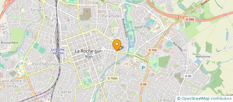 localisation de l'entreprise SYNDICAT DE COPROPRIETE IMMEUBLE SAUMUR à LA ROCHE-SUR-YON