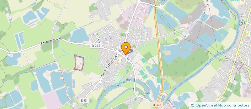 localisation de l'entreprise SYNDICAT DE COPROPRIETE IMMEUBLE SPAY D  SPAY