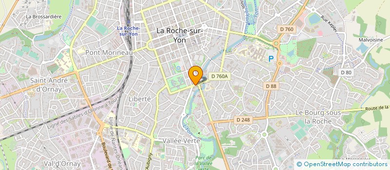 localisation de l'entreprise SYNDICAT DE COPROPRIETE IMMEUBLE SURCOUF à LA ROCHE-SUR-YON