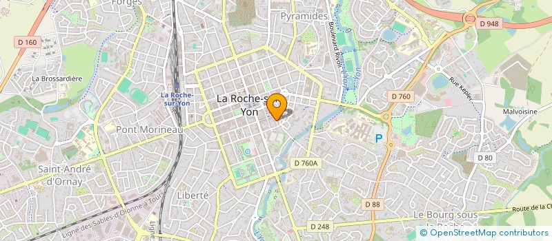 localisation de l'entreprise SYNDICAT DE COPROPRIETE IMMEUBLE TRAVOT à LA ROCHE-SUR-YON