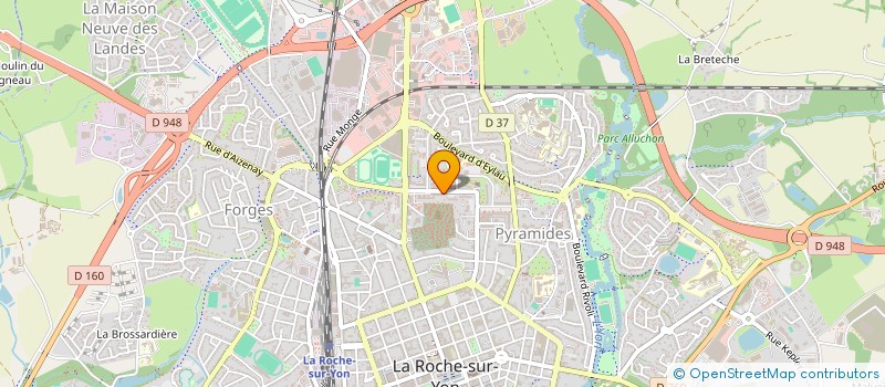 localisation de l'entreprise SYNDICAT DE COPROPRIETE IMMEUBLE VENDOME à LA ROCHE-SUR-YON