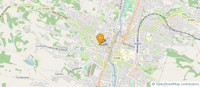 localisation de l'entreprise SYNDICAT DE COPROPRIETE IMMEUBLE4 RUE DE LA REPUBLIQUE GESTION LOCATION  AUCH