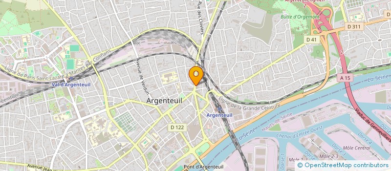 localisation de l'entreprise SYNDICAT DE COPROPRIETE JEAN ALLEMANE  ARGENTEUIL