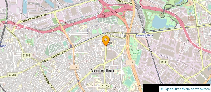 localisation de l'entreprise SYNDICAT DE COPROPRIETE JEAN JAURES à GENNEVILLIERS