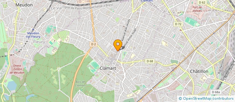 localisation de l'entreprise SYNDICAT DE COPROPRIETE JEAN JAURES à CLAMART