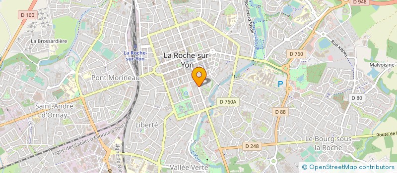 localisation de l'entreprise SYNDICAT DE COPROPRIETE JOFFRE à LA ROCHE-SUR-YON