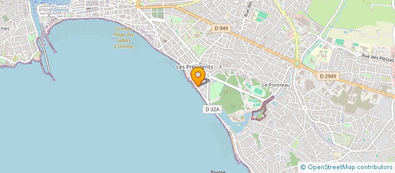 localisation de l'entreprise SYNDICAT DE COPROPRIETE KENNEDY à LES SABLES D'OLONNE