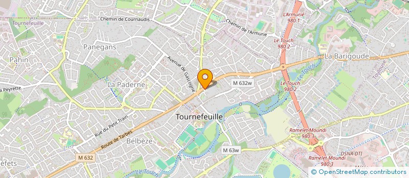 localisation de l'entreprise SYNDICAT DE COPROPRIETE L AUTAN  TOURNEFEUILLE